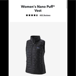 Patagonia nano puff vest
